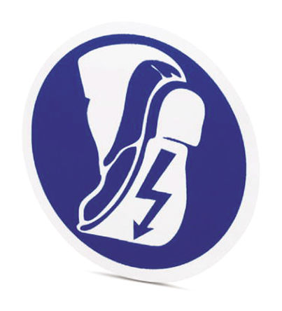 Phoenix Contact - 1014167 - Phoenix Contact 1014167 3װ Ԥӡǩ, 50mmֱ, 50mm		