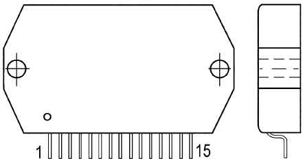 ON Semiconductor - STK672-540 - ON Semiconductor STK672-540 ߼, 10  42 VԴ, 10 SIPװ		