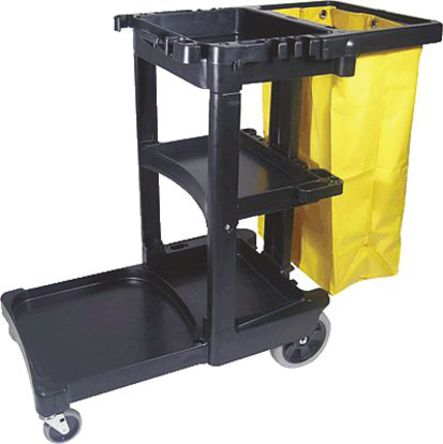 Rubbermaid Commercial Products - 1805985 - Rubbermaid Commercial Products 3层 聚丙烯 (PP)架 手推车, 116.8 x 55.2cm		