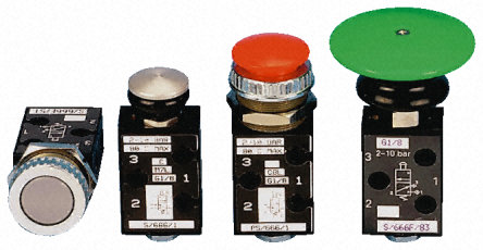 Norgren - PS/666/1/N - Norgren S/666 ϵ ɫ ť ѹпϽ ֶƷ PS/666/1/N, 10 barѹ, G 1/8, -20  +80C		