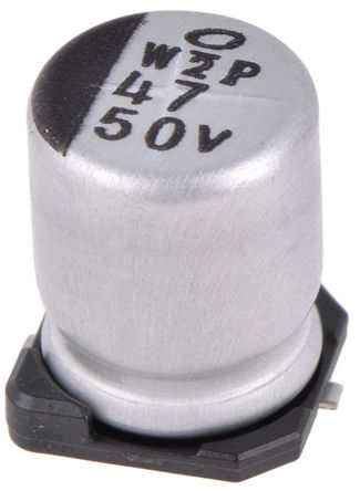 Nichicon - UUX1H470MNL6GS - Nichicon UX ϵ 50 V 47F SMD  UUX1H470MNL6GS, 20%ݲ, +105C, 5101-4װ		