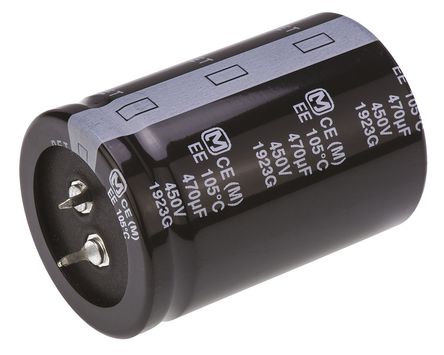 Panasonic - EETEE2W471LJ - Panasonic EE ҧʽ ϵ 450 V ֱ 470F ͨ  EETEE2W471LJ, 20%ݲ, +105C		