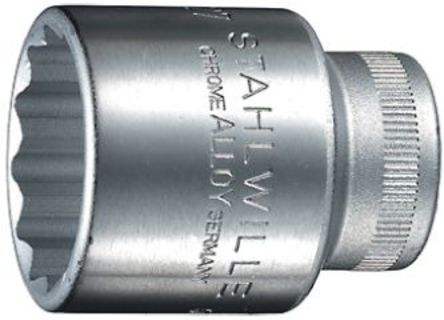 STAHLWILLE - 03010015 - STAHLWILLE 03010015 1/2 in驱动 15mm 双六角 套筒, 38 mm总长		