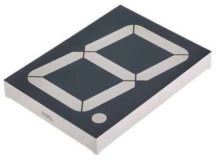 Kingbright - SA40-19EWA - Kingbright 1ַ 7  ɫ LED  SA40-19EWA, 23 mcd, ҲС, 101mmַ, ͨװװ		