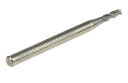 Dormer - S9042.0 - Dormer 38 mm长 固体碳化物 铣刀 S9042.0, 6mm 切割长度, 2mm 切割器直径, 4 刃		