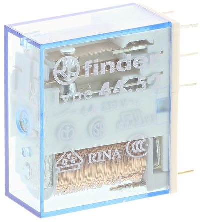 Finder - 4452 9006 - Finder 4452 9006 ˫˫ PCB װ Ǳ̵, 6V dc		