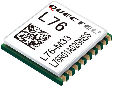 Quectel - L76-M33 - Quectel 33 (Tracking), 99 (Acquistion)ͨ GPS ģ L76-M33, ֧ UARTͨ첽շӿ, -148dBmɼ, -165dBm׷ж		