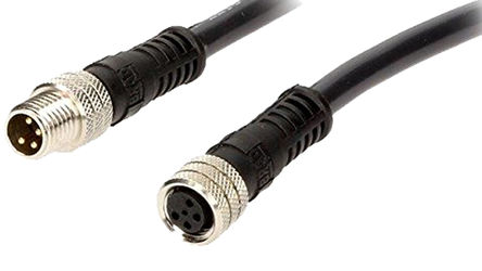 Brad - 120087-8350 - Brad 120087 ϵ 1200878350 IP67 M8   M8 ͷ , 3 A 30 V 0.25 mm2, 24 AWG		