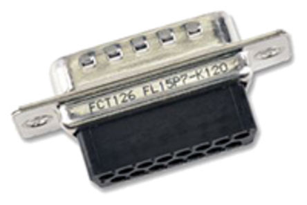 FCT - A MOLEX COMPANY - FL15P7-K120 - FCT - A MOLEX COMPANY FL ϵ 15· ֱ ѹ D-Sub  ͷ FL15P7-K120, 5A		