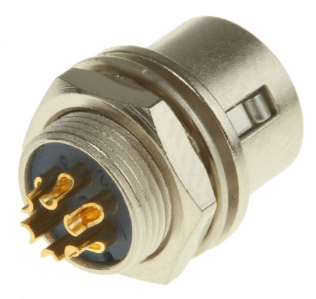 Hirose - HR10-7R-6S(73) - Hirose HR10 ϵ�� 6· ��尲װ ֱ�� ������ ���� HR10-7R-6S(73), ĸ����, ����ʽ�Ӻ�		