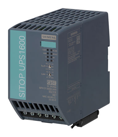 Siemens - 6EP4137-3AB00-2AY0 - Siemens SITOP UPS1600 ϵ 960W ģʽ DIN 尲װԴ 6EP4137-3AB00-2AY0, 98.8%Ч, 29V dc, 40A, 24V dc 24V dc/		