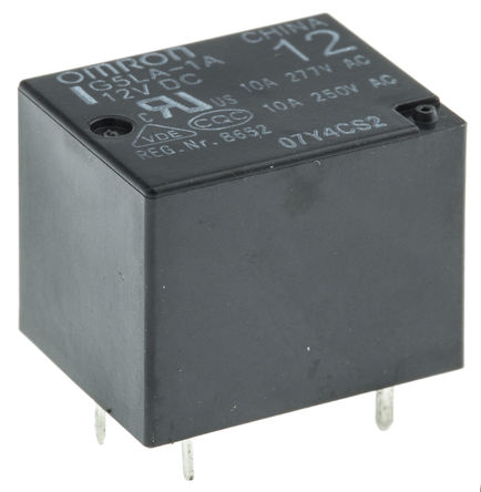 Omron - G5LA1A12DC - Omron G5LA1A12DC  PCB װ Ǳ̵, 10 A, 12V dc		