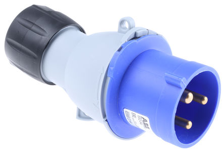 ABB - 2CMA193513R1000 - 232-P6 - ABB Easy & Safe ϵ ɫ 2P+E ҵԴ °װ ͷ 2CMA193513R1000 - 232-P6, 32A, 200  250 V, IP44		