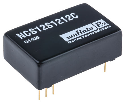 Murata Power Solutions - NCS12S1212C - Murata Power Solutions NCS12 ϵ 12W ʽֱ-ֱת NCS12S1212C, 9  36 V ֱ, 12V, 1A, 1.5kV dcѹ, 84.5%Ч		