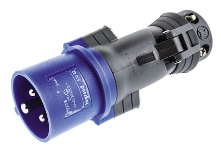 Legrand - 0 520 42 - Legrand Hypra ϵ ɫ 2P+E ҵԴ ͷ 0 520 42, 16A, 200  250 V, IP44		