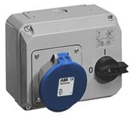 ABB - 2CMA167715R1000 - ABB ɫ IP44 ˮƽ л 2P+E  2CMA167715R1000 ,  32A, 200  250 V		