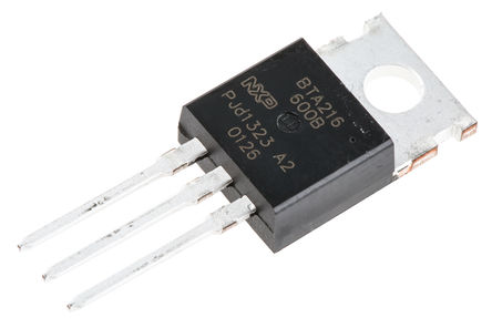 WeEn Semiconductors Co., Ltd - BTA216-600B - NXP BTA216-600B ˫ɿع迪Ԫ, 16A, 600Vֵ, 50mA 1.5V, 3 TO-220ABװ		