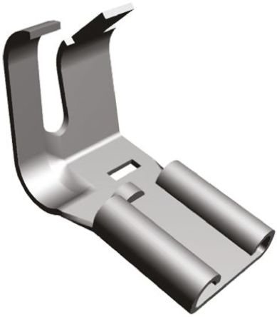 TE Connectivity - 60851-1 - TE Connectivity FASTON .250 ϵ ǾԵ о ѹӶ 60851-1, 6.35 x 0.81mm		