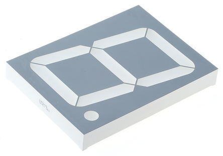 Kingbright - SA40-19SGWA - Kingbright 1ַ 7  ɫ LED  SA40-19SGWA, 31 mcd, ҲС, 101mmַ, ͨװװ		