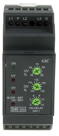 GIC - MG73BH - GIC 1, 3 ѹ ؼ̵ MG73BH, ˫˫ , 240 V 		
