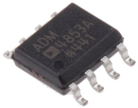 Analog Devices - ADM4853ARZ - Analog Devices ADM4853ARZ 10MBps ·շ, RS-422RS-485ӿ, ֽź, 5 VԴ, 8 SOICװ		