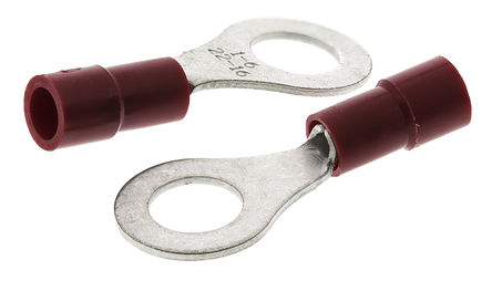 RS Pro - RVY1-6 - RS Pro, ɫ Ե о ѹӶ RVY1-6, M6 ˨, 8.4mmڻֱ, 27.8mmܳ		