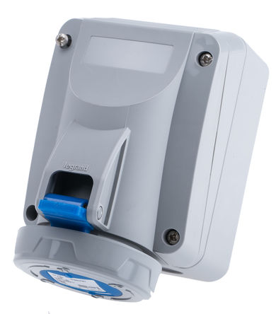 Legrand - 555354 - Legrand P17 Tempra Pro ϵ ɫ 2P+E ҵԴ 氲װ  555354, 16A, 200  250 V, IP66IP67		