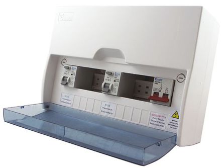 Europa - ECU14SP17/80 - Europa 8· IP40 ABS 100A , 230.5 x 327.5 x 120mm		