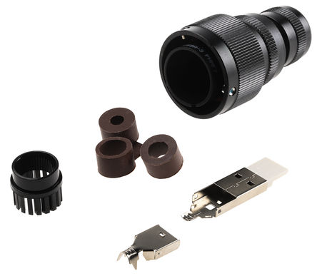 Glenair - FRITS0618USBA-3PHFM7 - Glenair ITS ϵ 1 ˿ ֱ A  USB ͷ FRITS0618USBA-3PHFM7, °װ, 1A		