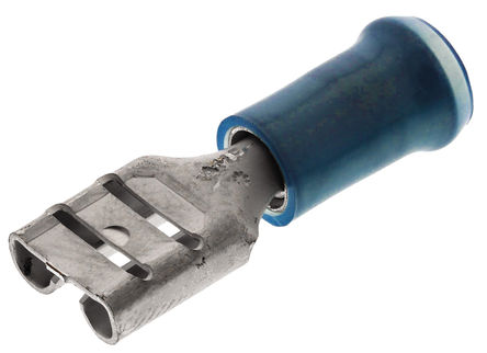 TE Connectivity - 9-160313-5 - TE Connectivity PIDG FASTON .250 ϵ ɫ Ե ѹӲ 9-160313-5, 6.35 x 0.81mm, о		