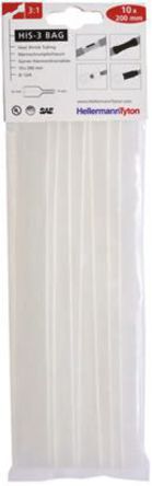 HellermannTyton - 308-31215 - HellermannTyton ͸ ϩ ׹ HIS-3 BAG 12/4 TRANSPARENT, 3:1, 12mmֱ, 20cm		