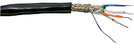 Alpha Wire - 6455 BK005 - Alpha Wire 30m   ɫ PVC  2  ˫ ҵ 6455 BK005, 22 AWG		