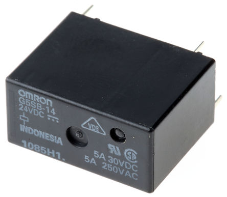 Omron - G5SB1424DC - Omron G5SB1424DC ˫ PCB װ Ǳ̵, 24V dc		