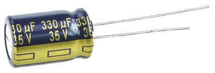 Panasonic - EEUFC1V331 - Panasonic FC  ϵ 35 V ֱ 330F ͨ  EEUFC1V331, 20%ݲ, 68m(ֵ), +105C		