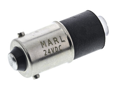 Marl - 215-501-22-38 - Marl ɫ BA9s LEDָʾƵ 215-501-22-38, оƬ, 9 mm, 24 V ֱ, 20 mA, 2750 mcd, 4.9mmֱ, 120ӽ		