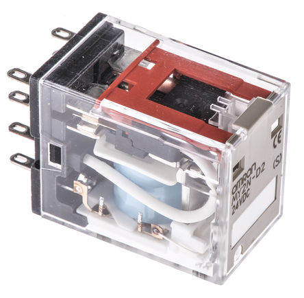 Omron - MY2N-D2 24DC(S) - Omron MY2N-D2 24DC(S) ˫˫ ʽ Ǳ̵, 10 A, 24V dc		