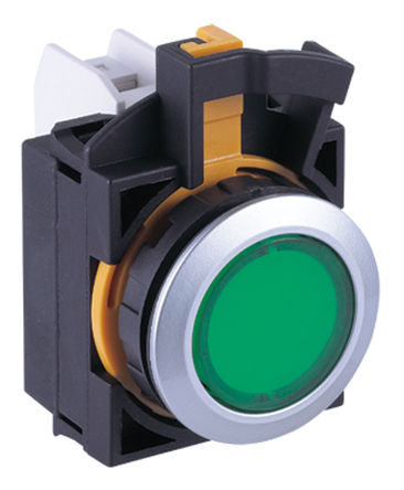 Idec - CW4P-1EQ4G - Idec CW4P-1EQ4G 28 mm Ƕʽ ɫ LED ָʾ, ݶӶ, 22.3mmװ׳ߴ, 24 V /ֱ		