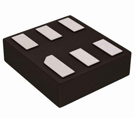 DiodesZetex - 74AUP2G06FW3-7 - DiodesZetex 74AUP2G06FW3-7 ˫ CMOS , ʩش, ©·, 0.8  3.6 VԴ, 6 X2-DFN0910װ		