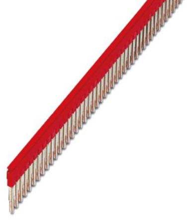 Phoenix Contact - 3032224 - Plug-in Bridge; 50 positions red		