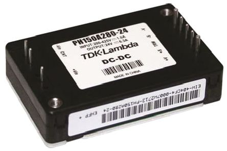 TDK-Lambda - PH-150A-280-48 - TDK-Lambda 153W ʽֱ-ֱת PH-150A-280-48, 200  425 V ֱ, 48V, 3.2A, 500V dcѹ, 90%Ч, 1/4 שװ		