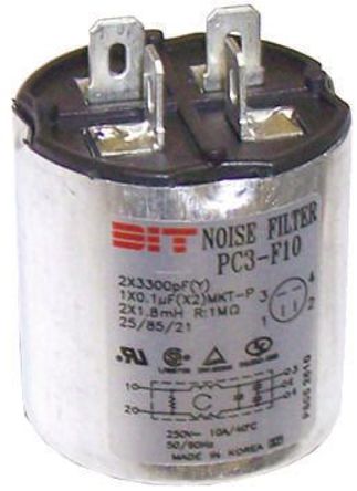 Roxburgh EMC - PC3F10P - Roxburgh EMC PC3 ϵ 10A 250 V /ֱ ˿װ RFI ˲ PC3F10P, װƬӶ		