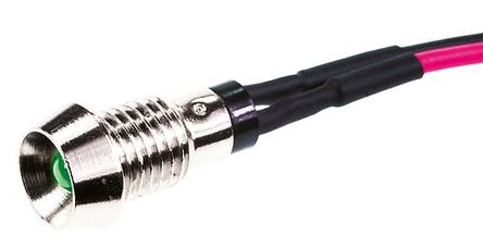 Marl - 572-314-04-40 - Marl 572-314-04-40 3 mm  ɫ LED ָʾ, ߽Ӷ, 6mmװ׳ߴ, 2.8 V		