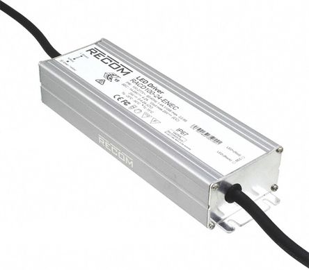 Recom - RACD100-48-PSE - Recom LED  RACD100-48-PSE, 90  130 V , 34  48V, 0  2.1A, 100W		