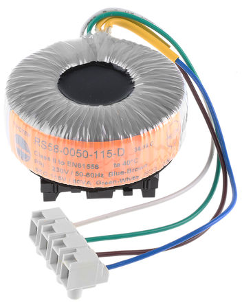 Nuvotem Talema - 58-0050-115-D - Nuvotem Talema 50VA 1 DIN  αѹ 58-0050-115-D, 115V acμѹ, 80 (Dia.) x 43mm		