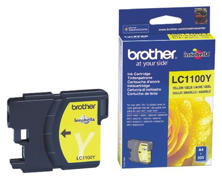 Brother - LC1100Y - BROTHER LC1100Y ɫ ī, LC1100Yͺī, ڶͺŴӡ		