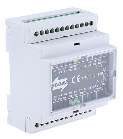 Smartscan - 011-149 - Smartscan MFU ϵ ˫ͨ ȫ̵ 011-149, 24 V ֱԴ, 2 ȫ, 1 		
