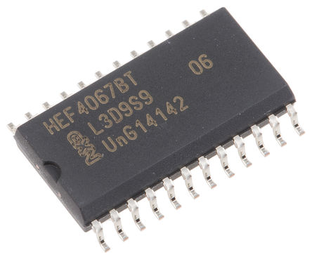 Nexperia - HEF4067BT,652 - NXP HEF4067BT,652 ·/·,  16:1, 5 V9 V12 VԴ, 24 SOICװ		