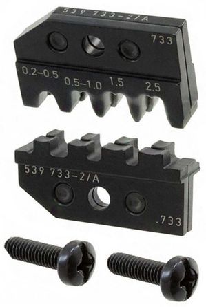 TE Connectivity - 539733-2 - TE Connectivity ERGOCRIMP ϵ ѹӹģ 539733-2, 0.2  0.5 mm20.5  1 mm21.5 mm22.5 mm2 ߹, ׼ʼʱ		