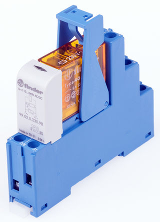 Finder - 48.52.8.230.0060SPA - Finder 48.52.8.230.0060SPA ˫˫ DIN ӿڼ̵ģ, 8A, 230V ac		