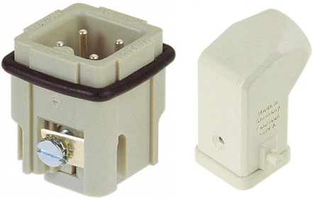 Harting - 09200032611+19200030620 - Harting Han A ϵ 3  ͷ RJ45-Rangierfeld ׼ 09200032611+19200030620, M20 Ƴߴ, 10A, 230  400 V 		